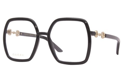 gg01090 kerring black gold gucci 50 19 140|Gucci™ GG0890O 001 55 Black Eyeglasses .